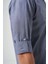 Regular Fit Kol İçi Apoletli Gri Spor Erkek Gömlek GM23K232028_D55 4