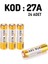 Transformacion 20+4 Adet LR27 A27 12 Volt Ultra Power Pil 1