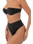 Kadın Siyah Renk Normal Bel String Korse Dikişsiz Fit Toparlayıcı Popo Külot Women 4