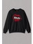 Unisex Sweatshirt Seksi Dudaklar Sexy Piercing Kadın Ağzı Baskılı Sweat 1