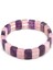 Ametist - Pembe Kuvars Doğal Taş Bileklik 9 x 14 mm Bileklik 2
