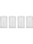 4pcs Akrilik Şeffaf Braket Levha, Duvara Monte Ekran Tabelası Delikli Panel Braketi, Su Geçirmez, 19X25MM D (Yurt Dışından) 1