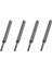 4 Adet 3MMX6MMX12MMX60MM 4 Flüt Hss Al End Mill Freze Kesici Takım (Yurt Dışından) 1