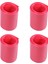 4 Adet 2m 50MM Genişlik Pvc Isıyla Daralan Sarma Tüpü Kırmızı 2 x 18650 Için (Yurt Dışından) 1