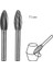 2 Adet H Tipi 10MM Kesme Çapı Alüminyum Kesme Tungsten Karbür Çapak Dosyası 1/4 Saplı Döner Alet Veya Kalıp Öğütücü Için (Yurt Dışından) 4