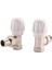 Termostatik Radyatör Vanası 4 Adet 15MM x 1/2 Inç Termostatik Açı Trv Termostatik Radyatör Vanası Ev Ofis Için (Yurt Dışından) 5