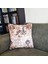 Biyeli Yastık Kırlent Kılıfı Desenlı Kahve 45X45 1