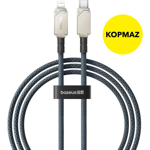 Baseus Kopmaz Kırılmaz 20W 100 cm Type-C To Lightning Şarj Kablosu
