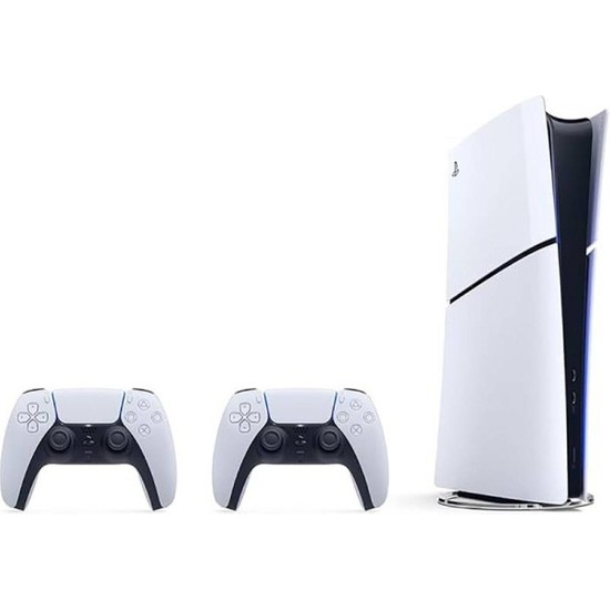 Sony Playstation 5 Slim Digital 1TB İthalatçı Garantili + 2.Dualsense Beyaz