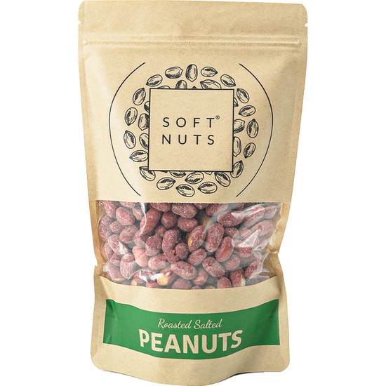 Soft Nuts Kavrulmuş Az Tuzlu İnce Kabuklu Yer Fıstığı 500 gr Fiyatı