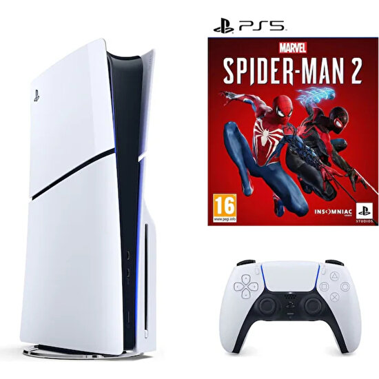 Sony Playstation 5 Slim + PS5 Spider Man 2