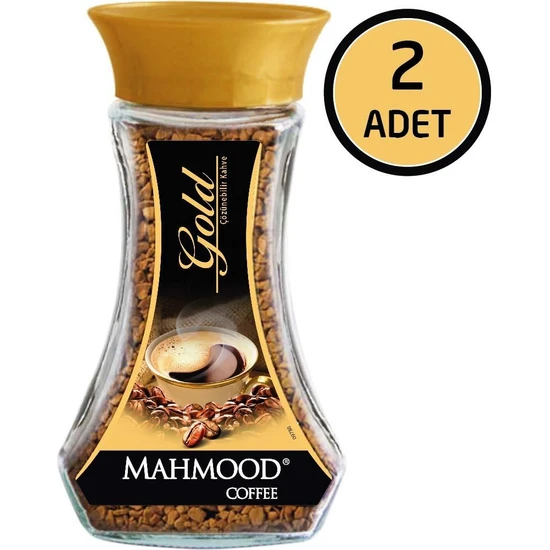 Mahmood Coffee Premium Gold Kahve Cam Kavanoz 100 gr X 2 Adet