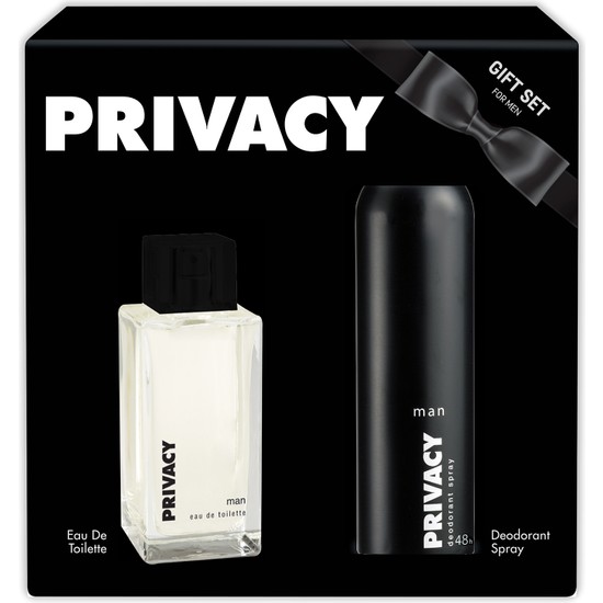 Privacy EDT Erkek Parfüm ve Deodorant Seti Hediyelik Tecrübeli Baba İçin Lüks Ambalajda