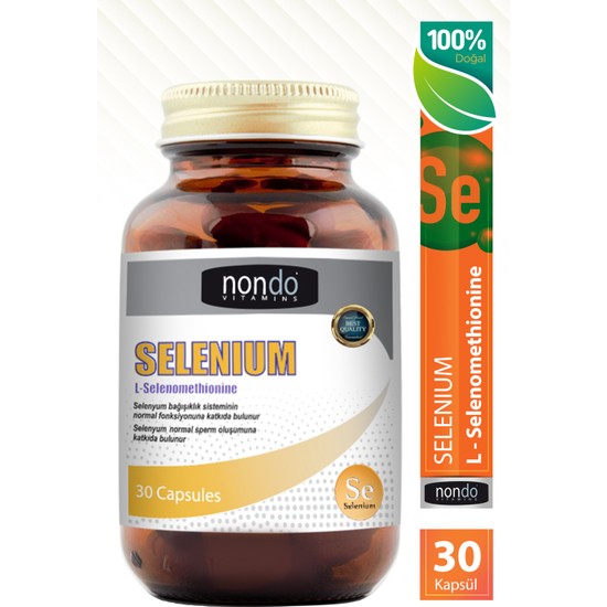 Nondo Selenium / Selenyum 30 Kapsül