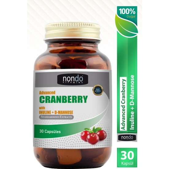 Nondo Advanced Cranberry 30 Kapsül