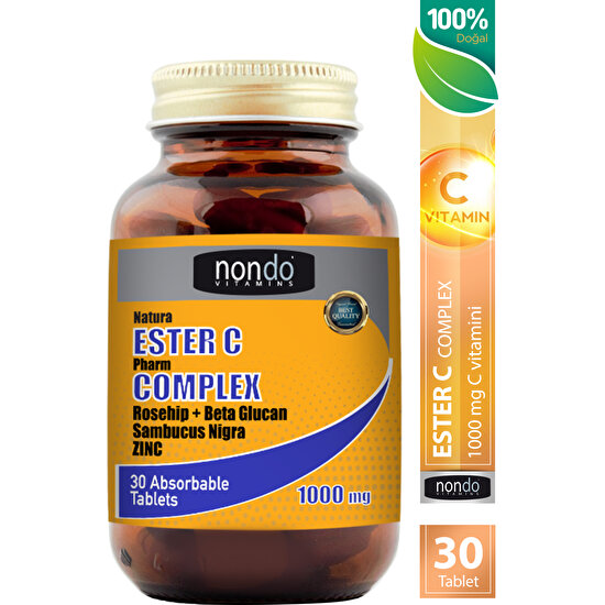 Nondo Ester C Complex 1000 mg 30 Emilebilir Tablet