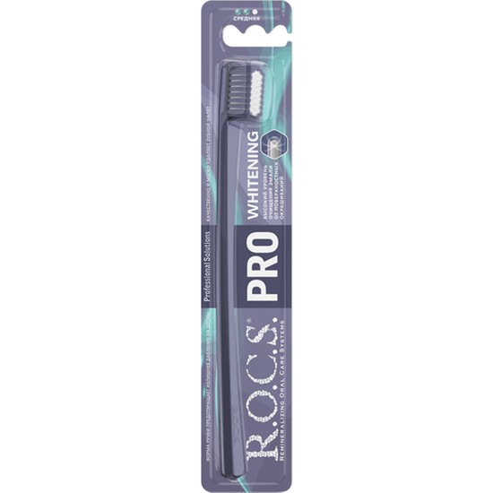 Rocs Pro 5940 Beyazlatıcı Diş Fırçası – Orta Sert - Gri Fiyatı