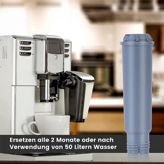 Lot De 4 Filtres à Eau Compatibles Krups, Melitta, Bosch, Siemens - Pour Machines à Café Automatiques - Certifié NSF - 2