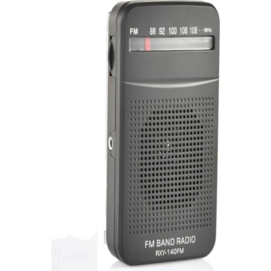 Kchibo Radyo Pilli Küçük Cep Radyosu Deprem Çantası Radyosu Fm Mini Radyo Cep Tipi Taşınabilir Fm Radyo