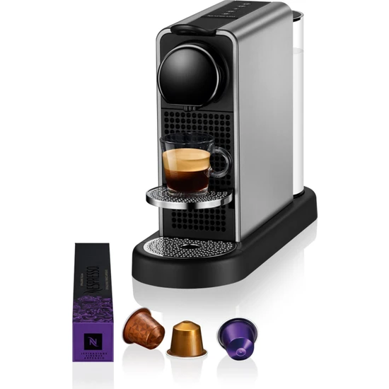 Nespresso C140 Citiz Platinum Paslanmaz Çelik Kapsüllü Kahve Makinesi