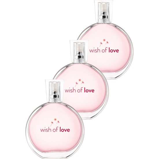 AVON Wish Of Love Kadın Parfüm Edt 50 Ml. Üçlü Set