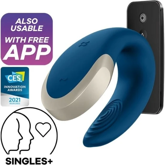 Sınırsız Market Satisfyer Double Love Telefon Kontrollü Ve Uzaktan Kumandalı Giyilebilir Vibratör