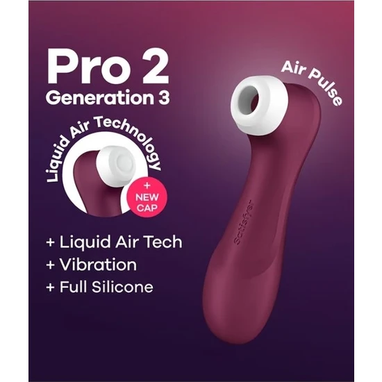 Sınırsız Market Satisfyer Pro 2 Generation 3 Klitoris Uyarıcı Vibratör