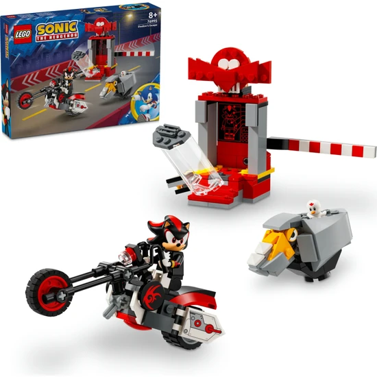 LEGO® Sonic the Hedgehog# Shadow the Hedgehog Kaçışı 76995 - 8 Yaş ve Üzeri Çocuklar için Yaratıcı Oyuncak Yapım Seti (196 Parça)