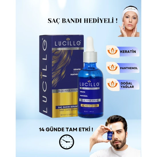 Lucille Onarıcı Ve Yenileyici Saç Bakım Serumu- 50 Ml- Keratin - Vitamin E - Panthenol