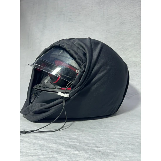 Teksin Kask Kılıfı Kumaş Kask Siyah Taşıma Torbası Motosiklet Kask Aksesuar Kılfı