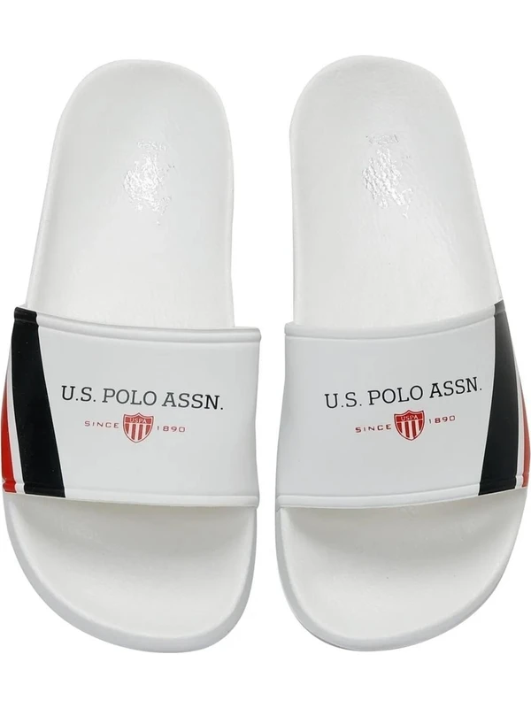 U.S. Polo Assn. 3m Wılly gr 3fx Beyaz Erkek Terlik