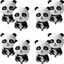 25 Adet Payet Karikatür Panda Folyo Balon Parti Dekoru Hayvanlar Tema Doğum Günü Partisi Bebek Duş Malzemeleri Hayvanat Bahçesi Hayvan Balonları Panda Parti Malzemeleri (Yurt Dışından) 2