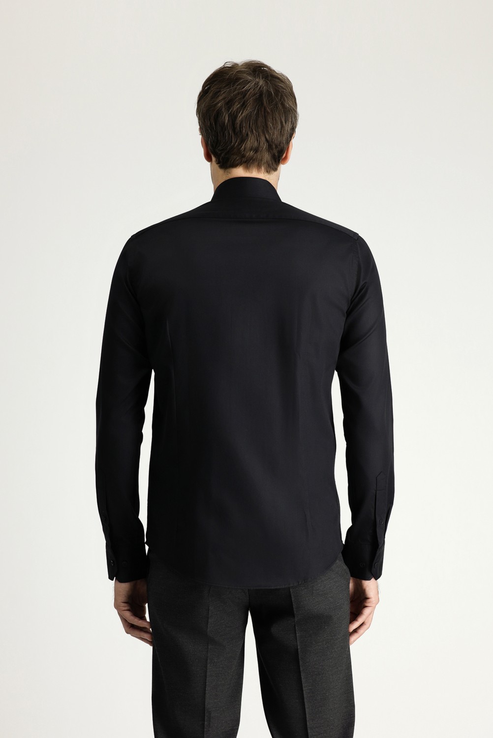 Kiğılı Uzun Kol Slim Fit Non Iron Klasik Pamuklu Gömlek görsel 4