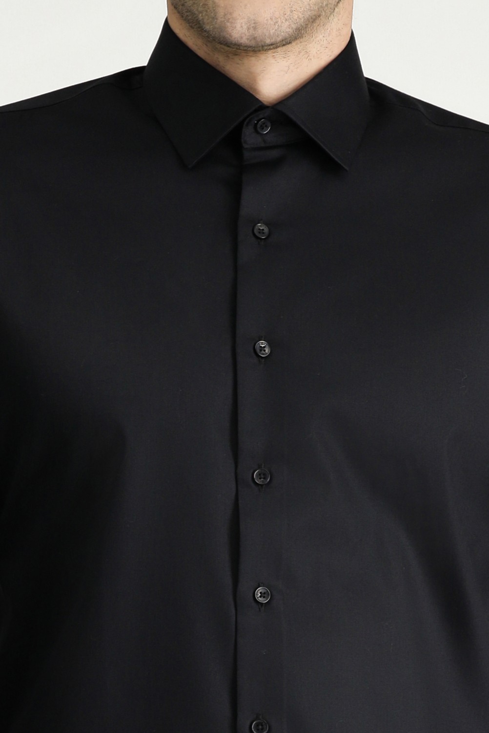 Kiğılı Uzun Kol Slim Fit Non Iron Klasik Pamuklu Gömlek görsel 5
