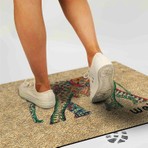 Monnhein Kedi Köpek Komik Tasarımlı Dekoratif Kapı Önü Paspas, Dış Mekan/ev Içi/banyo/mutfak/yatak Odası/giriş Paspasları