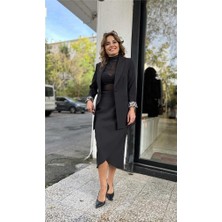Leopar Astarlı Etek