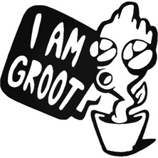 Ne Verelim Size Guardians Baby Groot Sticker Oto 20 cm