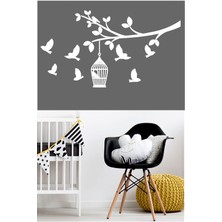 Ne Verelim Size Kuşlar Duvar Sticker 110X60CM