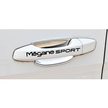 Ne Verelim Size Renault Megane 1 Sport Kapı Kolu Sticker 8 Adet 10*1,5 cm