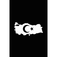 Ne Verelim Size Türkiye Haritası Sticker 25*12 cm