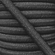 Multiflex Elastik Örgülü Halat Kablo 8mm Pe Siyah 100 Metre Elastıc Braıded Cords