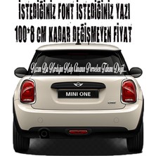 Ne Verelim Size Kişiye Özel Arka Cam Yazıları 100*8 cm