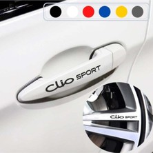 Ne Verelim Size Renault Clio İçin Uyumlu Aksesuar Kapı Kolu ve Jant Sticker 10 Adet