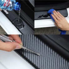 Ne Verelim Size Volkswagen Polo İçin Uyumlu Aksesuar Oto Kapı Eşiği Sticker Karbon 4 Adet
