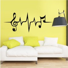 Ne Verelim Size Müzik Yaşam Çizgisi Oturma Odası Duvar Sticker Su Geçirmez Duvar Kağıdı