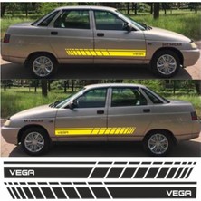 Ne Verelim Size Lada Vega İçin Uyumlu Aksesuar Oto Yan Şerit Sticker