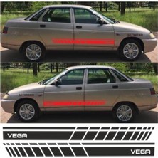 Ne Verelim Size Lada Vega İçin Uyumlu Aksesuar Oto Yan Şerit Sticker