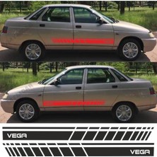 Ne Verelim Size Lada Vega İçin Uyumlu Aksesuar Oto Yan Şerit Sticker