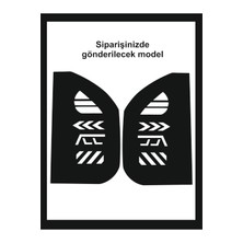 Ne Verelim Size Tourneo Courier İçin Uyumlu Aksesuar Stop Farı LED Görünümlü Oto Sticker