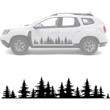 Ne Verelim Size Orman Manzara Off Road Oto Sticker Siyah 60*12 cm